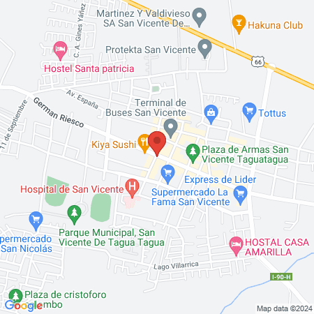 CLÍNICA CRUZ DEL SUR SPA DENTAL map