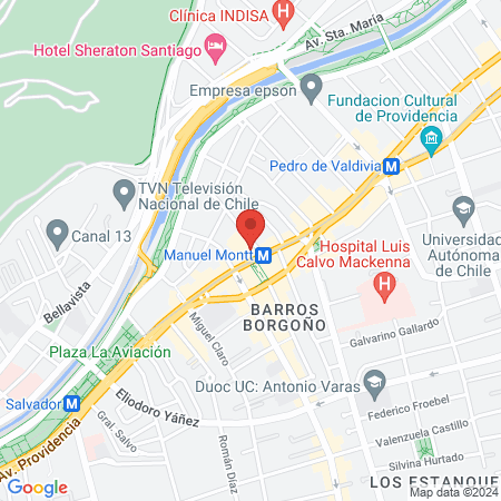 Clínica Dental RedSalud Manuel Montt map