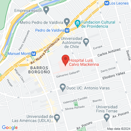 Hospital Luis Calvo Mackenna map