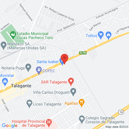 Energy Talagante map