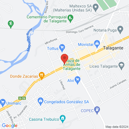 Clínica Odontológica Dr kiefer map