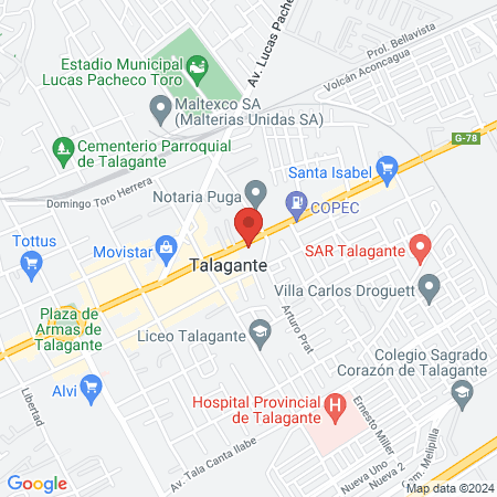 Consuta Dental Blandent map