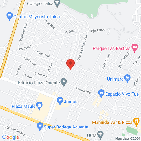 Bossa Nova Beauty Academy map