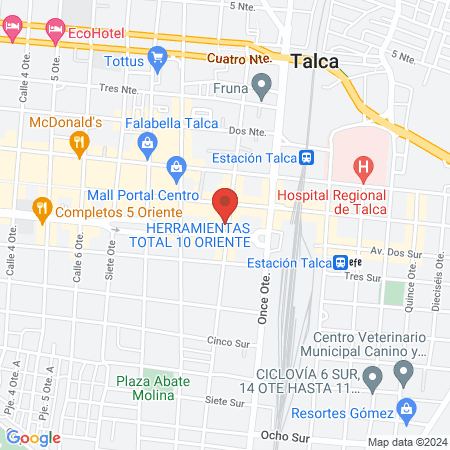 Peluquería Familiar Peter pan y Campanita map