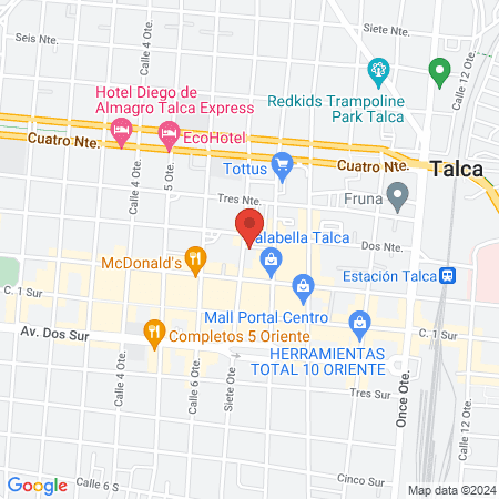 Centro Kinésico y Estética IntegraKine map