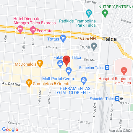 Kelly Spa Centro map