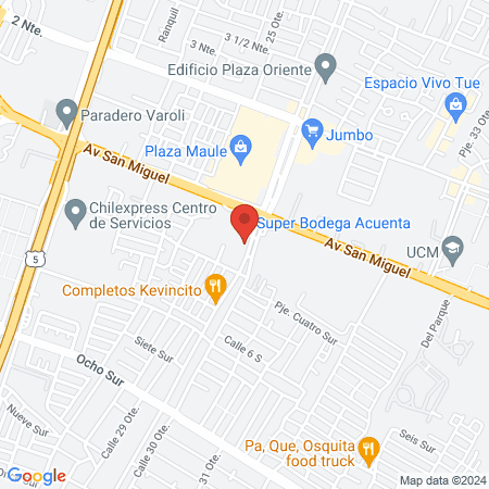 Gimnasio Pacific Talca map