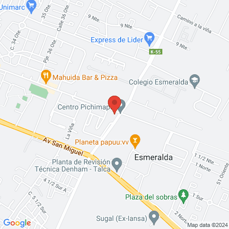 Clínica Pichimapu map