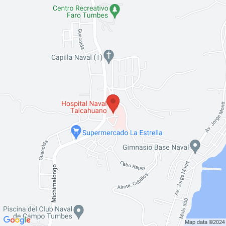 Hospital Naval Talcahuano map