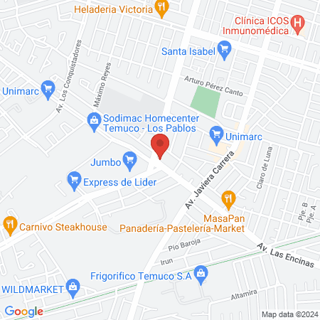 Salón de Belleza Temuco Divinas map