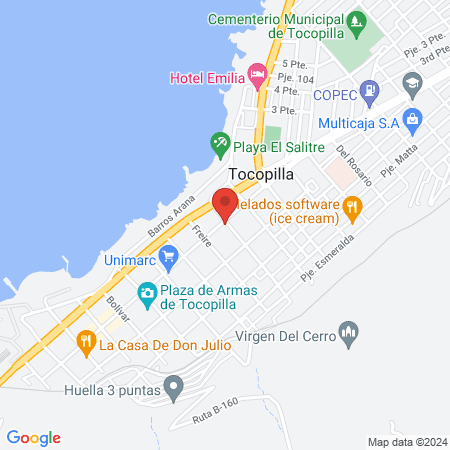 barberia y peluqueria cielo map