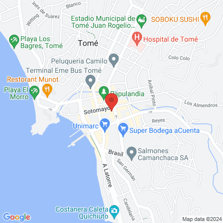 Spa Terapias Tomé map