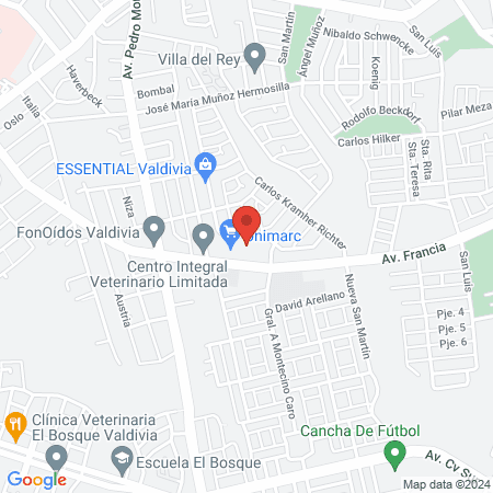 Sportlife Valdivia map