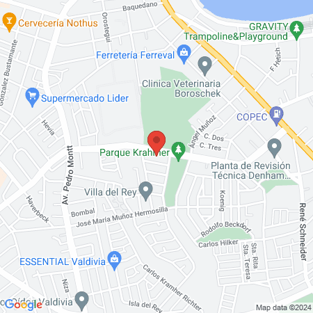 Podoval Podología Valdivia map