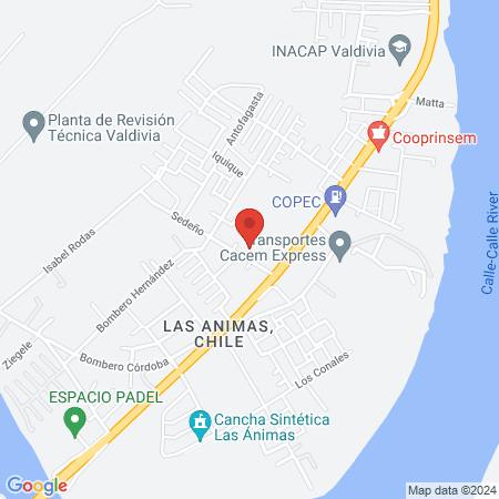 Centro de Salud Familiar Las Ánimas map