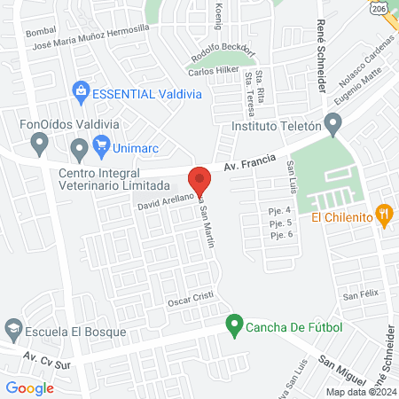 Centro de Salud Familiar Francia map