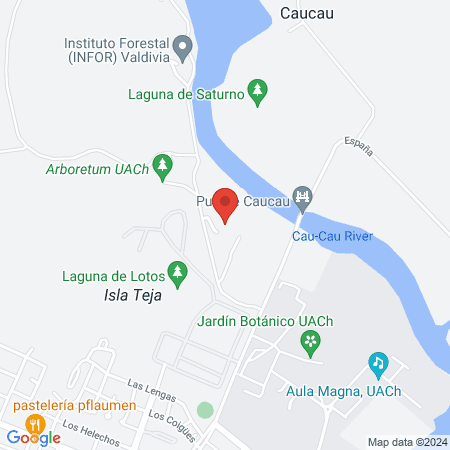 Hospital Clínico Veterinario UACh map