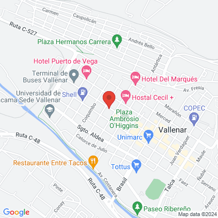 Dra Ennifer Rojas map