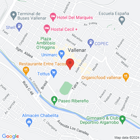 S&M DENTAL VALLENAR map