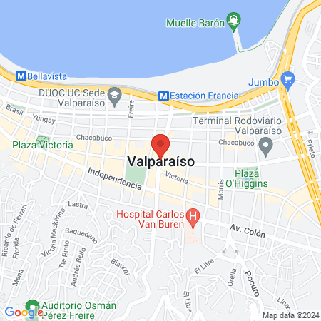Valparaíso map