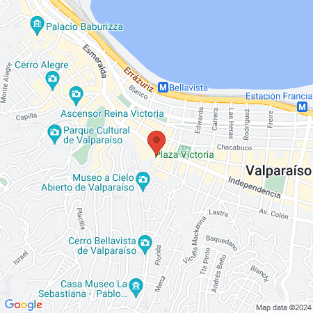 GYM BBC VALPO map