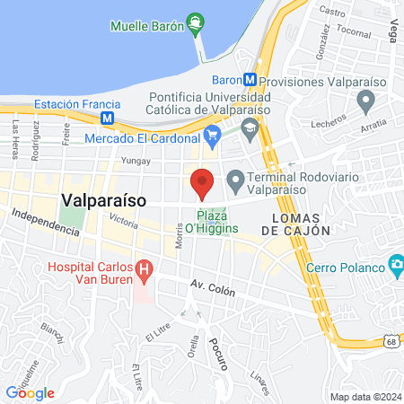 Leónardo Cristián Ulloa Arancibia, María Elena Valdivia Rozas map