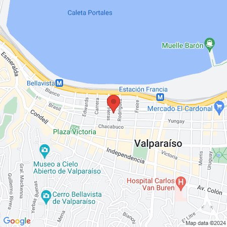 Centro de Salud CAPREDENA Valparaíso map