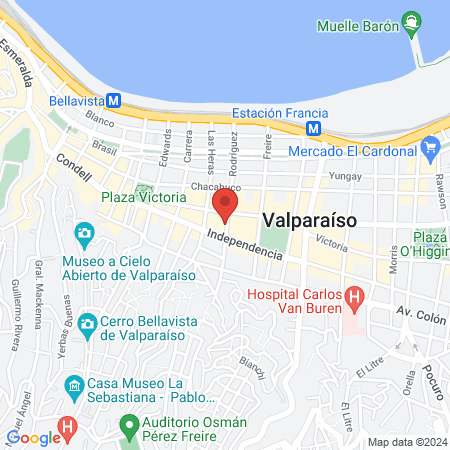 Imagen Plus Rodriguez 560 Valparaiso map