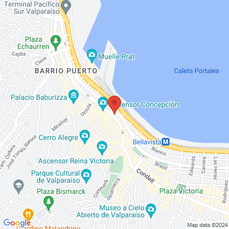 Clínica Dental Adent Valparaíso map