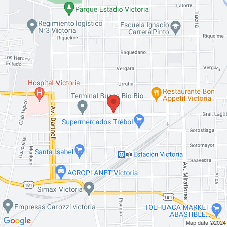 Olimpo barbería Victoria map