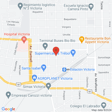 Servicios Veterinarios, Andal SpA. map