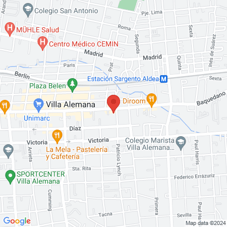Alfa Men Villa Alemana map