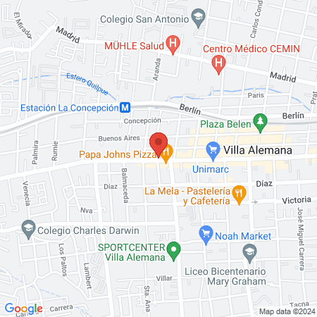 Odontología Avanzada Villa Alemana map