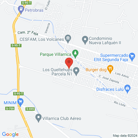 ESTILO SIE7E Villarrica map