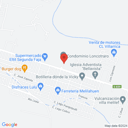 Celebrity Barber Villarrica map