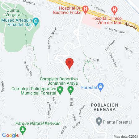 Tranque Forestal map