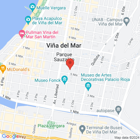 Centro Sukha Viña del Mar map