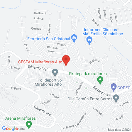 CESFAM Miraflores Alto map