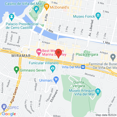 Clínica Dentalife Viña del Mar map