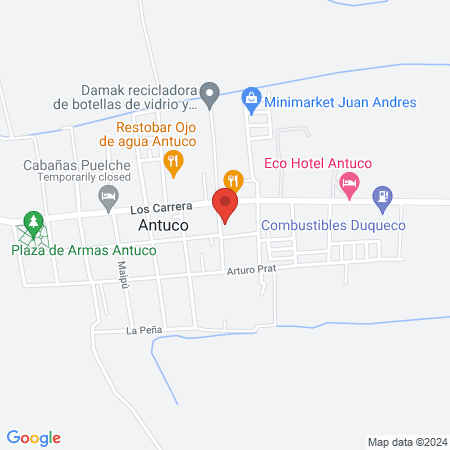 Peluqueria Cana's en Antuco map