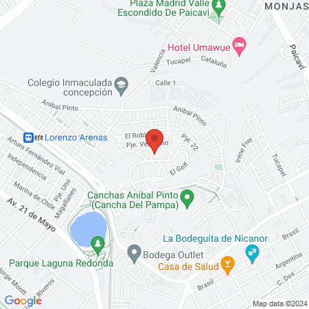 Academia de manicure - Concepción - Macademy map