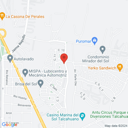 Kinesiología personalizada a domicilio map