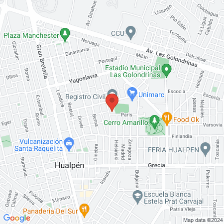 EcoVeterinaria De Hualpen, Municipalidad map