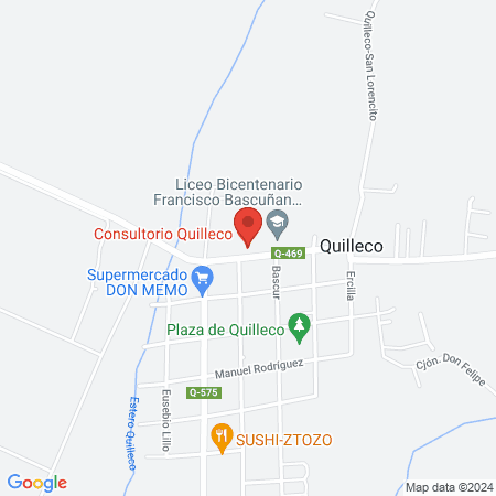 Consultorio Quilleco map
