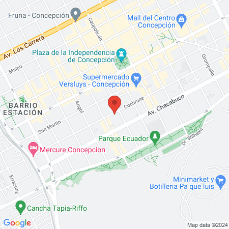 Clínica Dental Mediterráneo Concepción | Clínica Dental en Concepción map