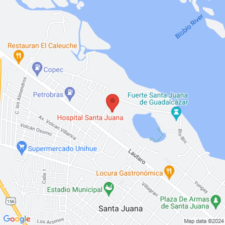 Hospital Santa Juana map