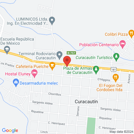 Veterinaria Doña Ines Curacautín map