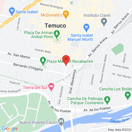 Yoga Inbound Temuco map