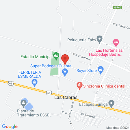 Guapas centro de belleza SPA map