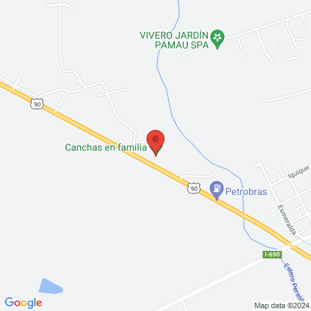 Canchas en familia map